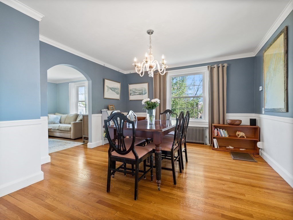 4 Malcolm Road Boston, MA 02130 - Photo 8 of 34 a view of a dining room with furniture window and wooden floor