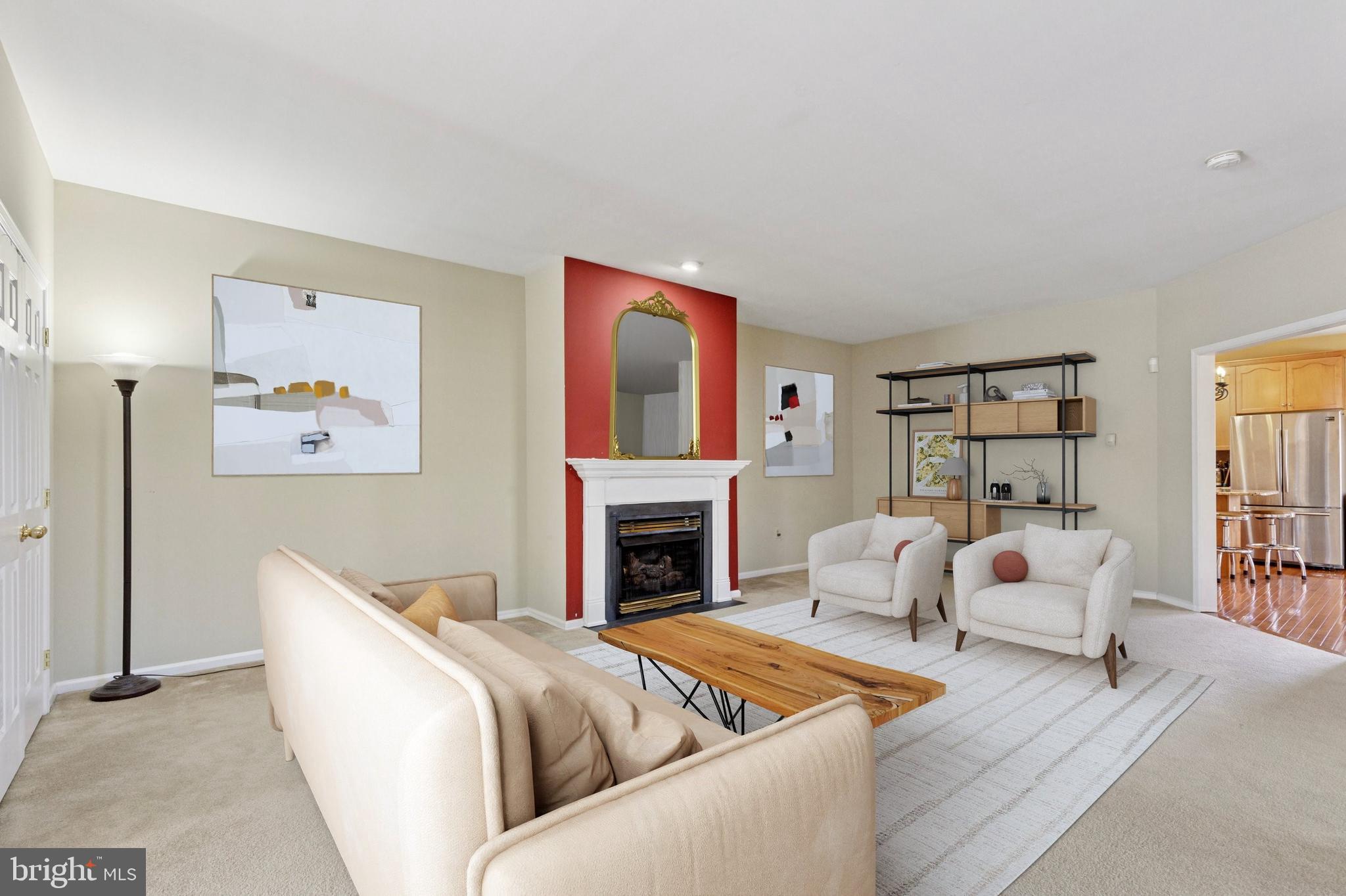 95 Arbor Circle Colmar, PA 18915 - Photo 3 of 26 a living room with furniture fireplace and window