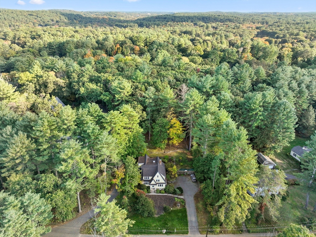 61 Silver Hill Road Weston, MA 02493 - Photo 35 of 39 an aerial view of a houses with yard