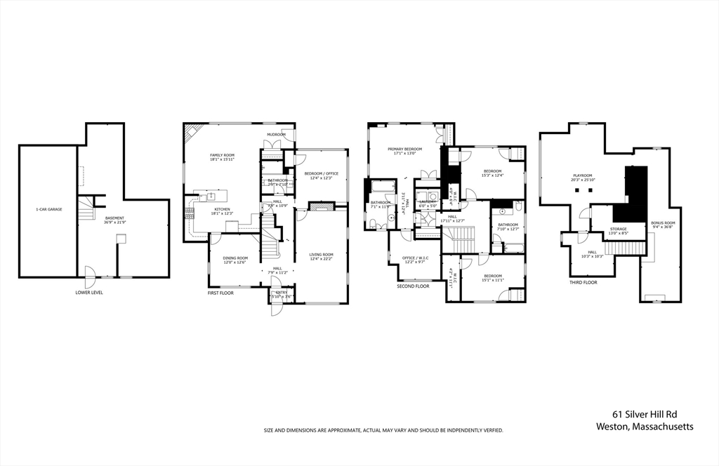 61 Silver Hill Road Weston, MA 02493 - Photo 39 of 39 a picture of floor plan