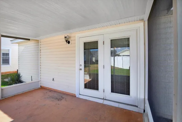 view of room with window