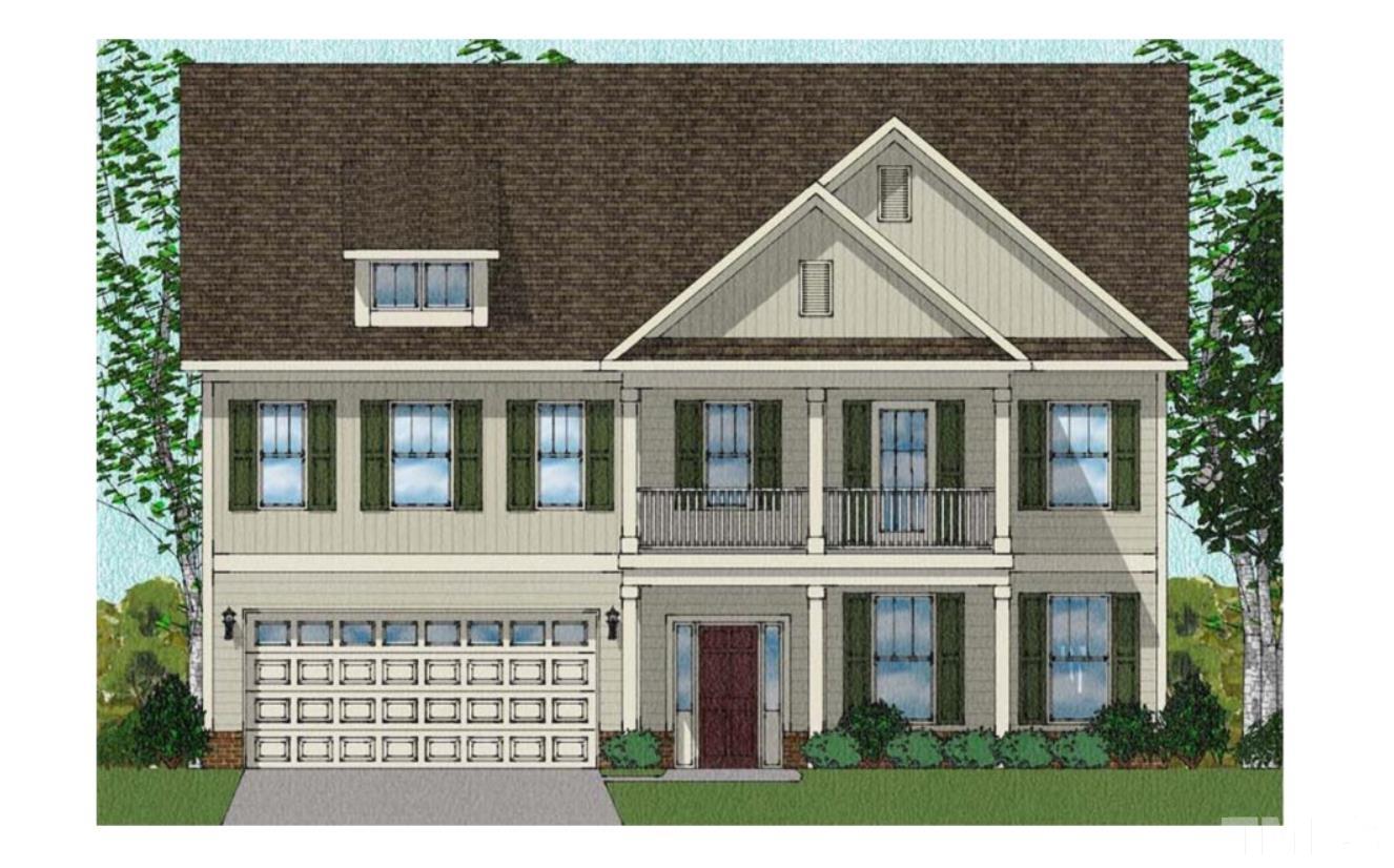 243 Oak Branch Trail Garner, NC 27529 - Photo 1 of 29 a front view of a house with a yard