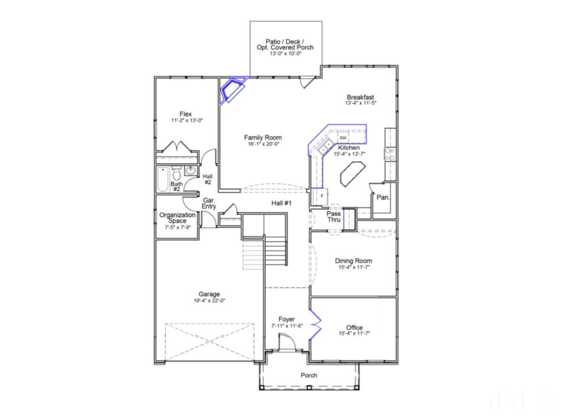 243 Oak Branch Trail Garner, NC 27529 - Photo 2 of 29 a picture of a floor plan