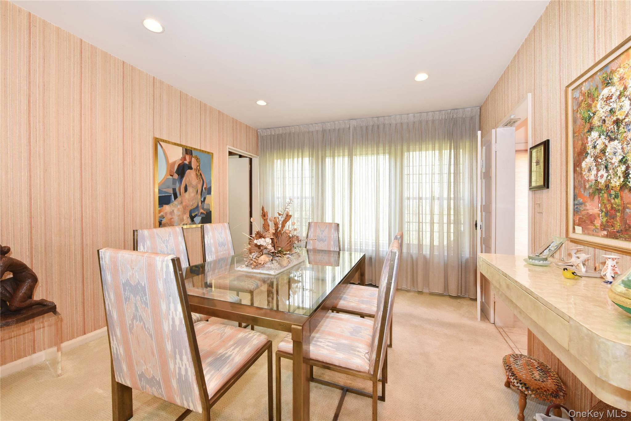 217-49 Stewart Road Queens, NY 11364 - Photo 15 of 27 a view of a dining room with furniture window and outside view