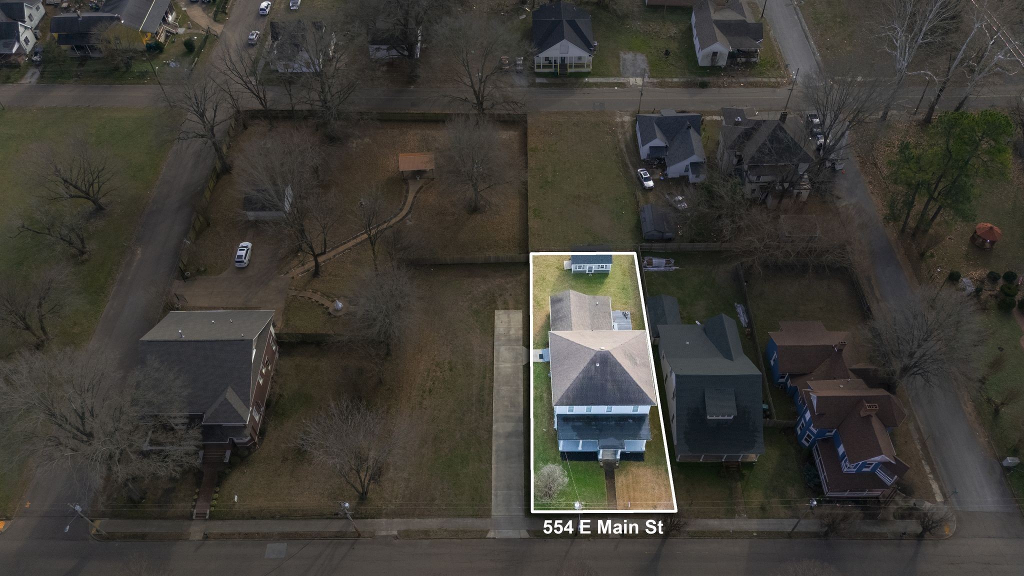 554 East Main Street Jackson, TN 38301 - Photo 37 of 38 a bird view of a house