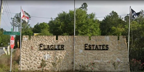 a view of a sign board