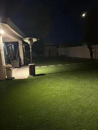 a view of a patio