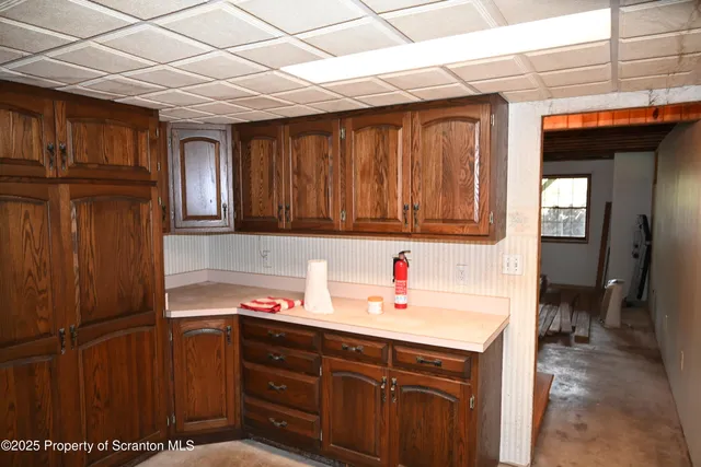 a view of a storage room with utility room