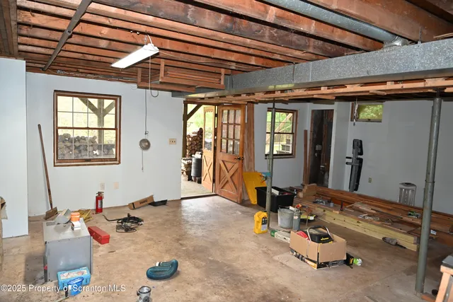 a view of storage and utility room