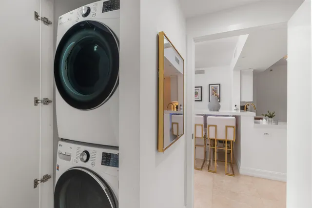 a view of city from a balcony