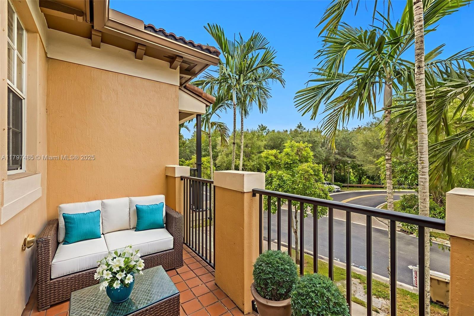 8706 Blaze Court Davie, FL 33328 - Photo 31 of 44 a view of balcony with furniture