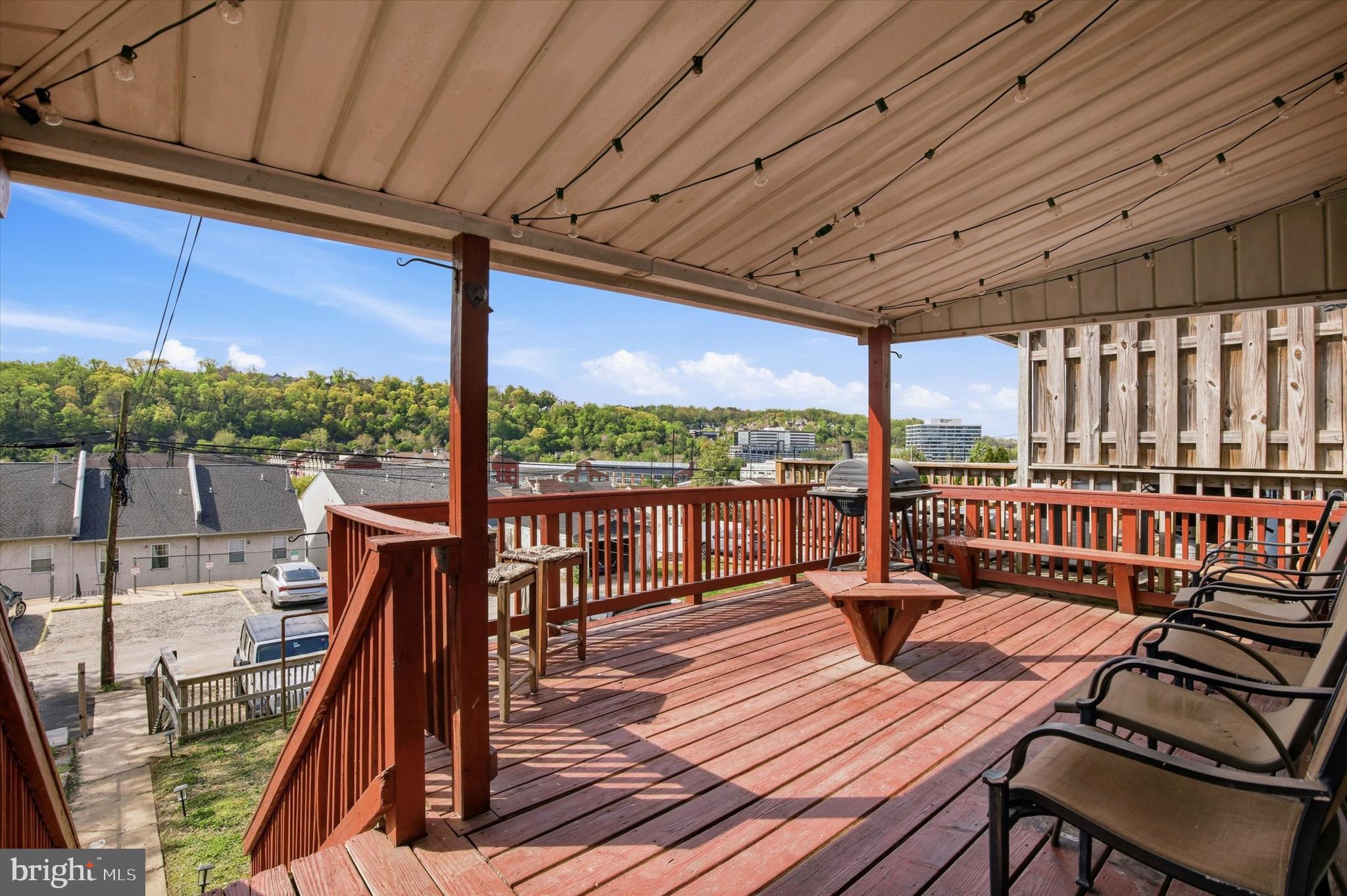 343 Spring Mill Avenue Conshohocken, PA 19428 - Photo 20 of 24 a view of a balcony with wooden floor