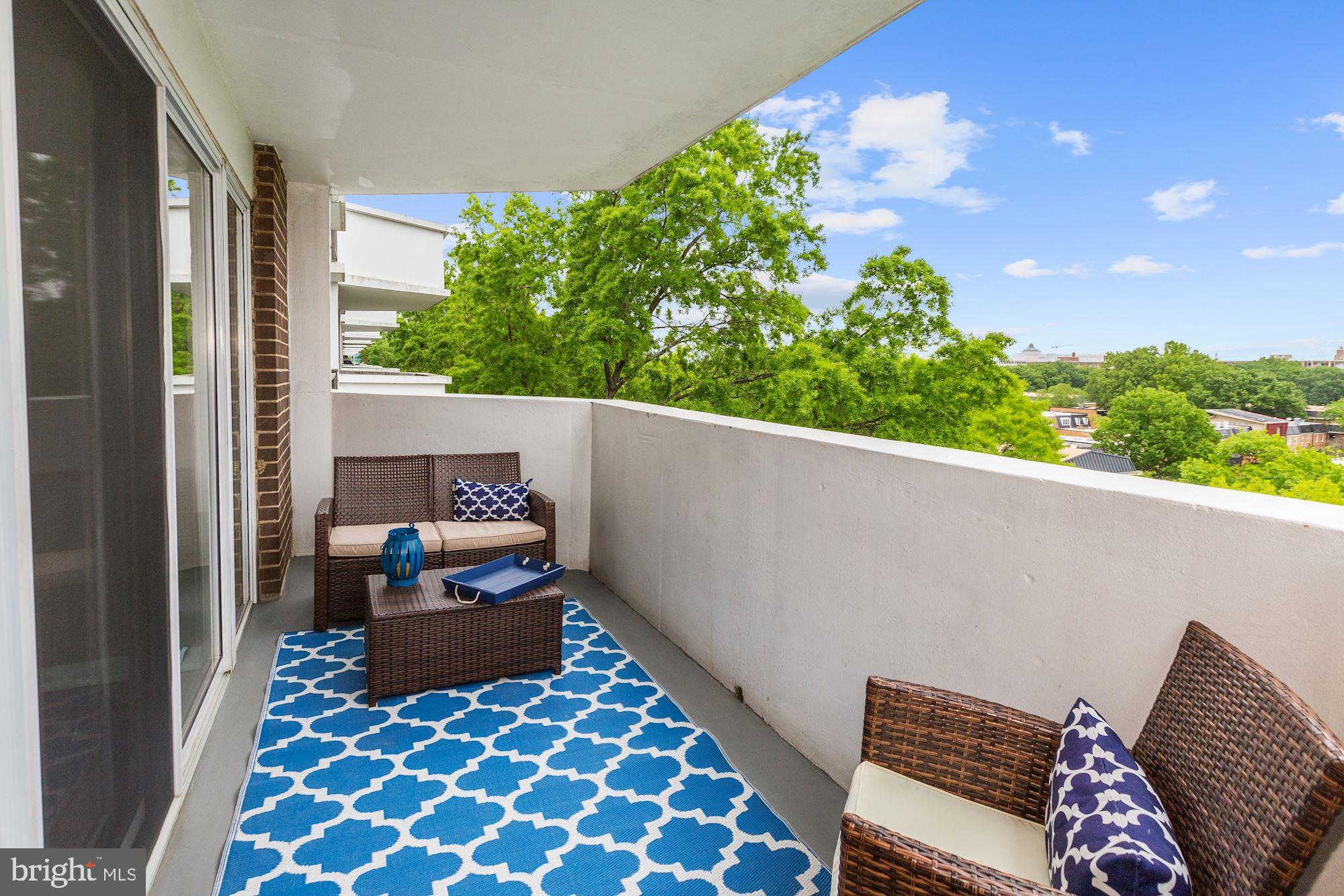 700 7th Street Southwest, Unit 734 Washington, DC 20024 - Photo 4 of 22 Expansive Balcony