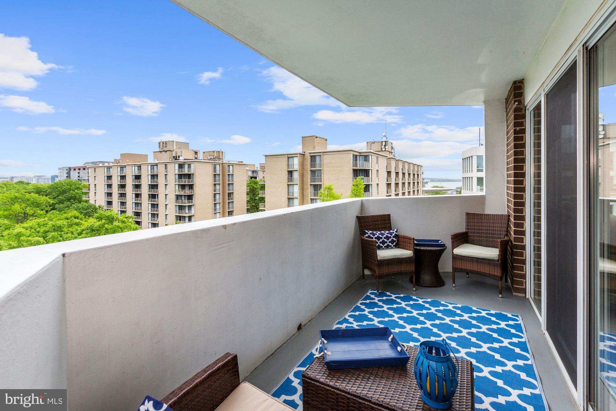 700 7th Street Southwest, Unit 734 Washington, DC 20024 - Photo 5 of 22 Expansive Balcony