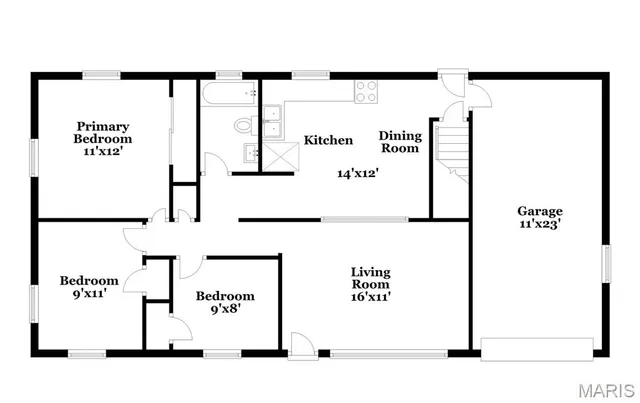 $1,445 | 1455 Broadlawns Lane, St. Louis, MO 63138