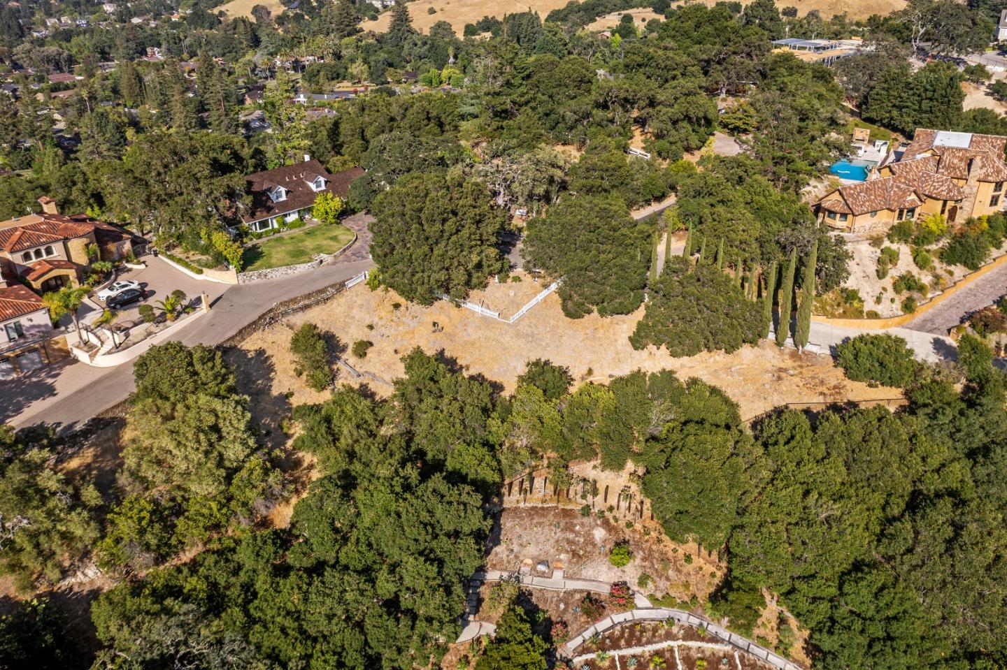 16497 South Kennedy Road Los Gatos, CA 95030 - Photo 17 of 17 an aerial view of a house with a yard