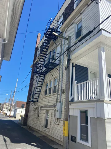 a view of a house with a balcony