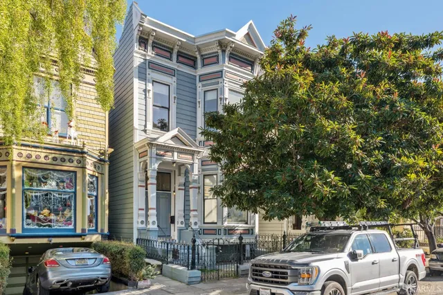 a view of a car park in front of a building