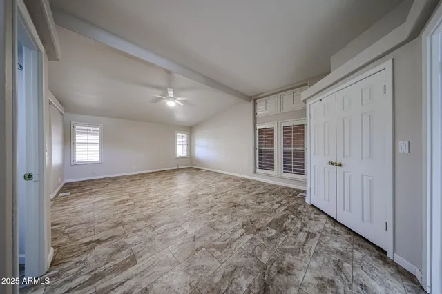 a view of a bathroom with a shower