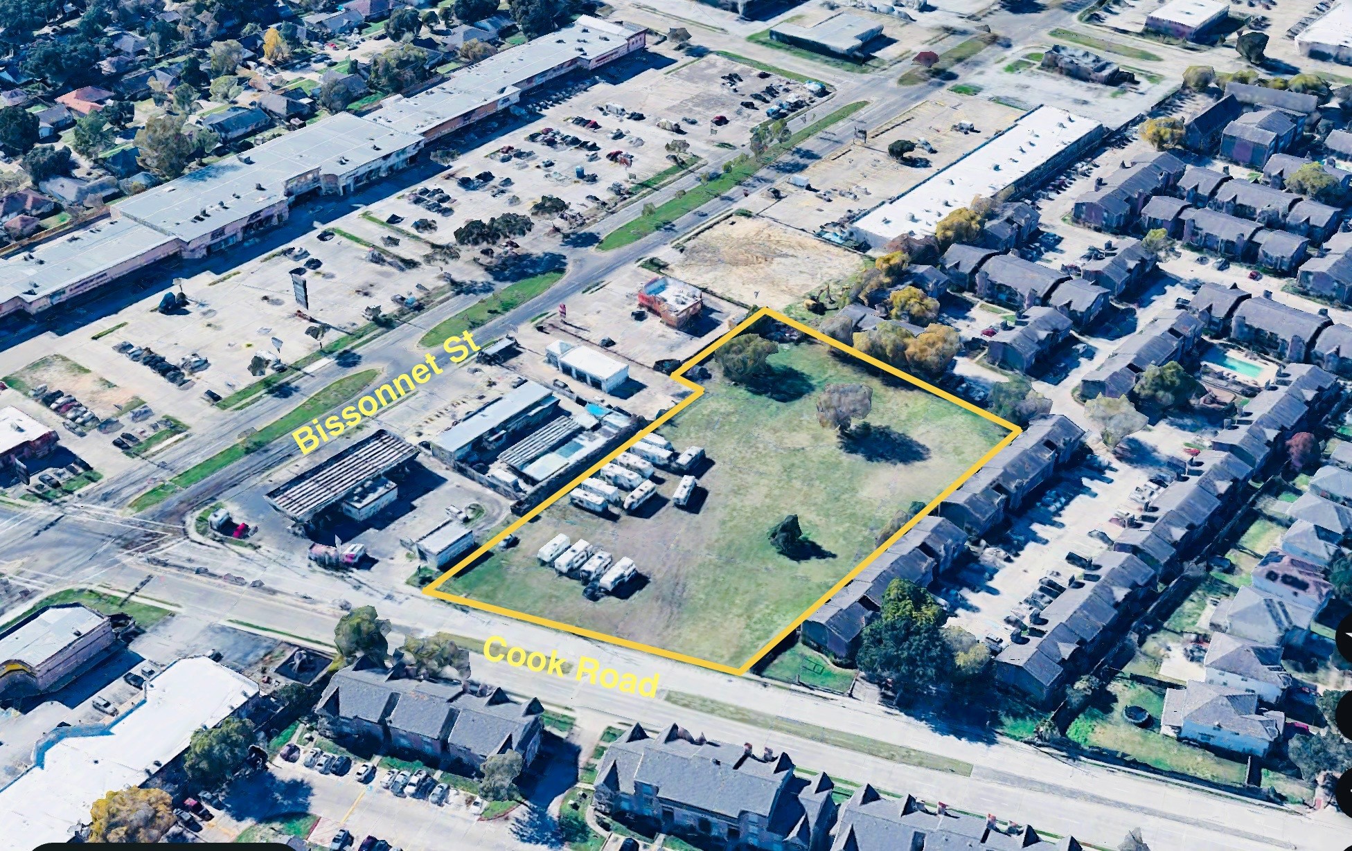 9310 Cook Road Houston, TX 77099 - Photo 2 of 3 an aerial view of a city