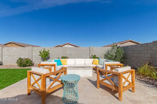 a view of swimming pool with patio