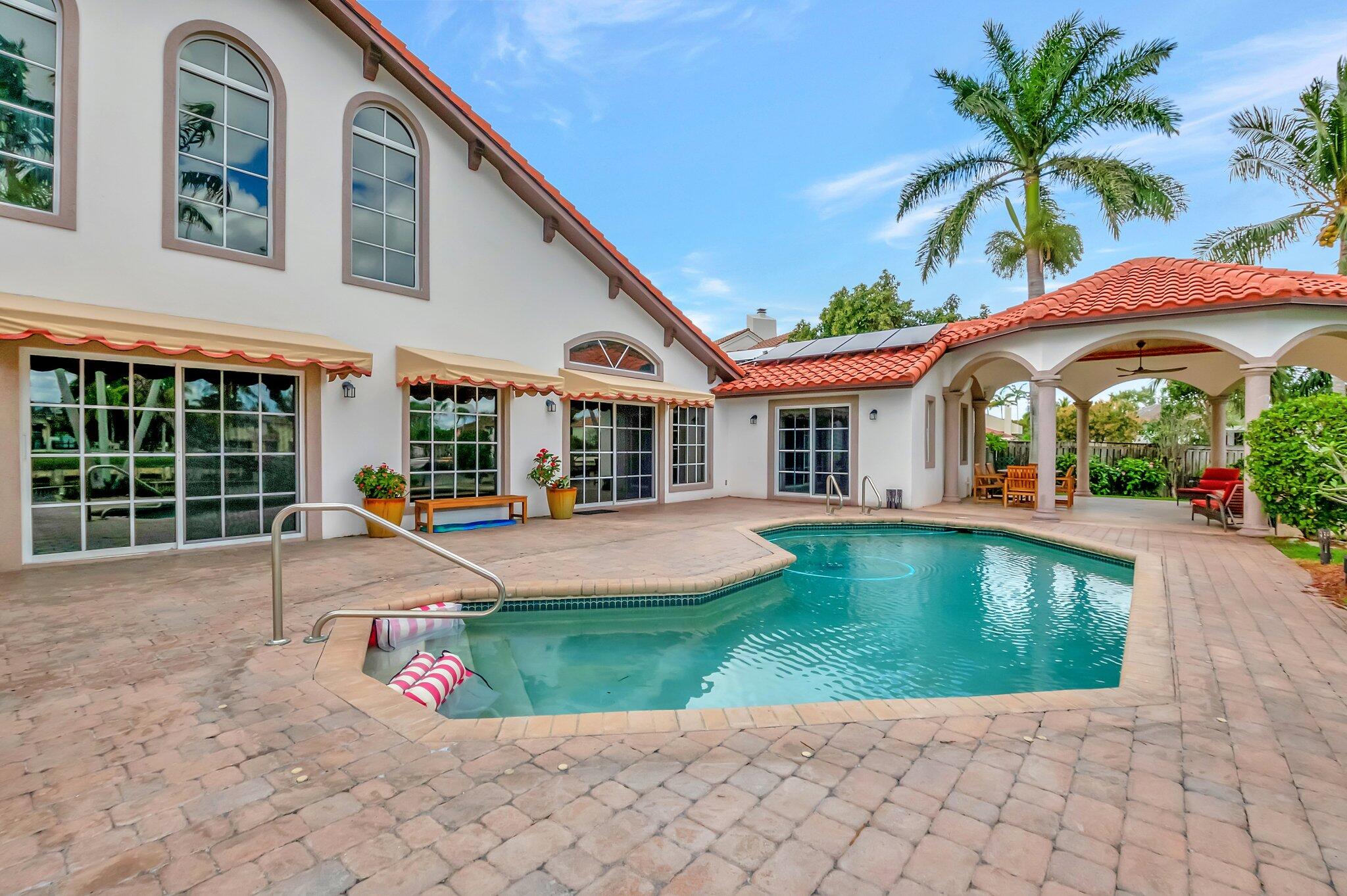 611 Southwest 15th Street Boca Raton, FL 33486 - Photo 45 of 57 Large Patio with Salt Pool