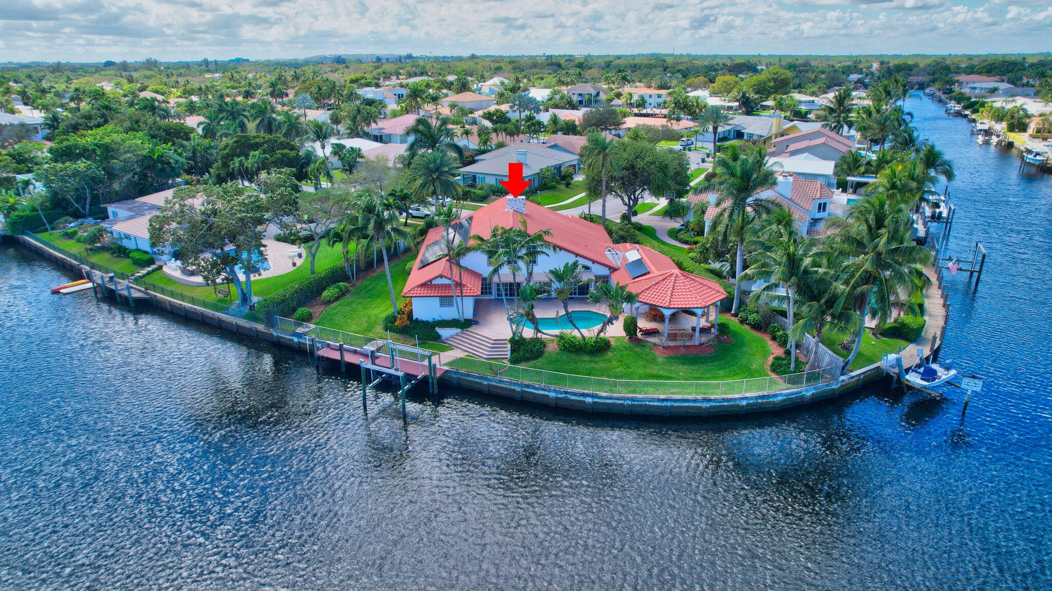 611 Southwest 15th Street Boca Raton, FL 33486 - Photo 54 of 57 162 ft of Waterfront