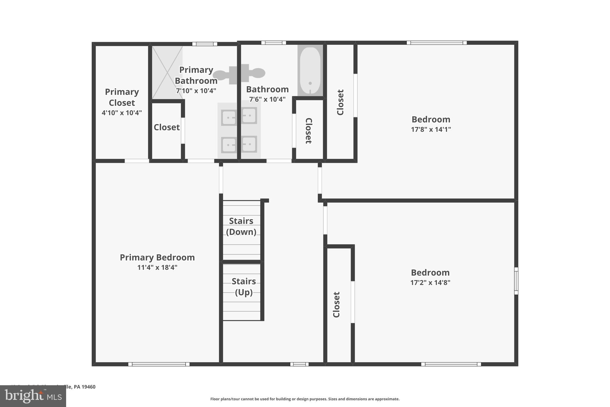 40 Creek Road Phoenixville, PA 19460 - Photo 56 of 59 2nd floor plan