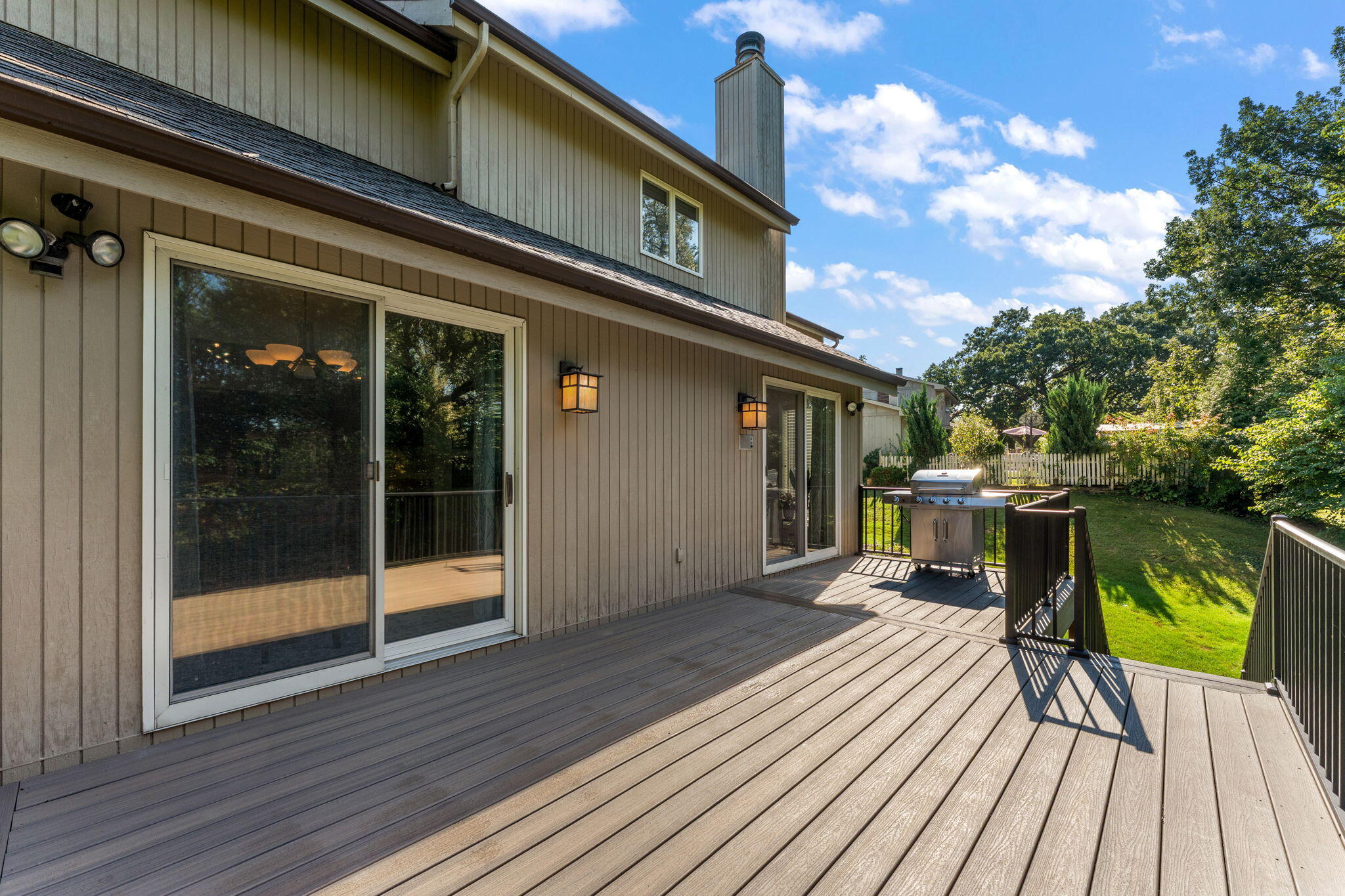 8748 Durbin Lane Crown Point, IN 46307 - Photo 20 of 47 a view of a patio with wooden floor