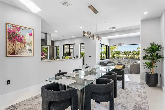 a kitchen with a stove and a refrigerator