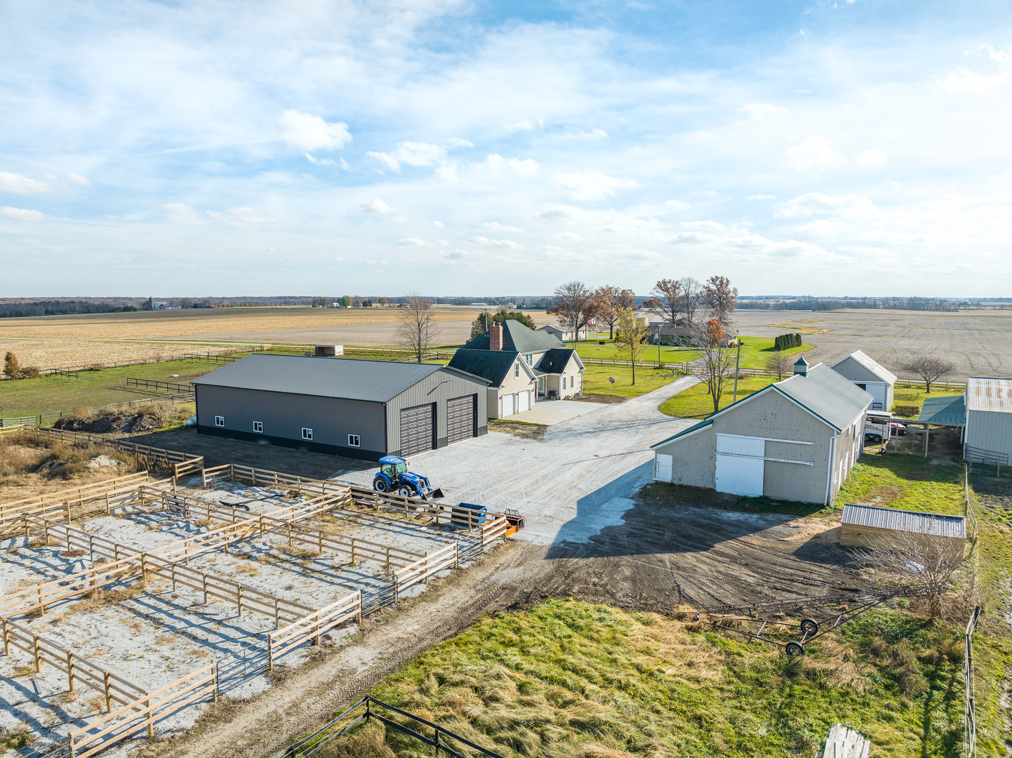 3104 East Delite Inn Road Beecher, IL 60401 - Photo 11 of 59 an aerial view of a house with a ocean view