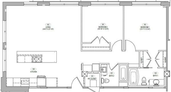 $2,770 | 2102 Mechanic Street, Unit 101, Galveston, TX 77550