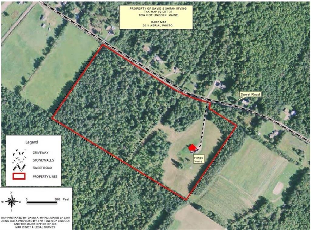 87 Sweet Road Lincoln, ME 04457 - Photo 33 of 35 Overview of the property, located...