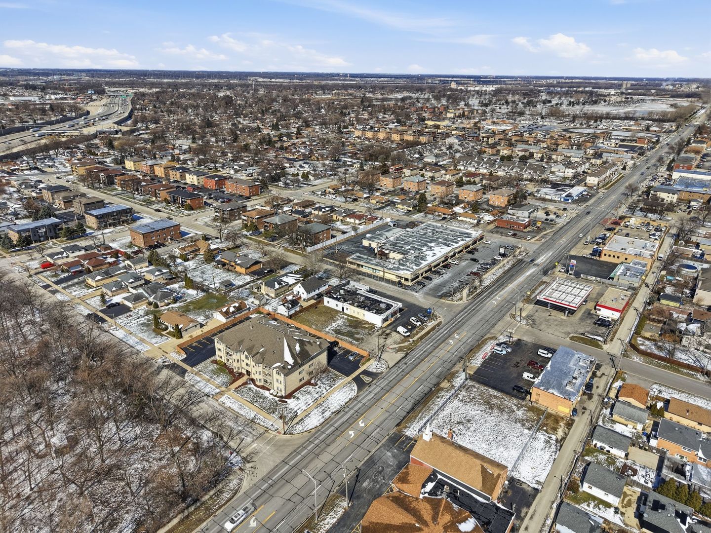 8404 South Roberts Road Justice, IL 60458 - Photo 7 of 16 an aerial view of a city