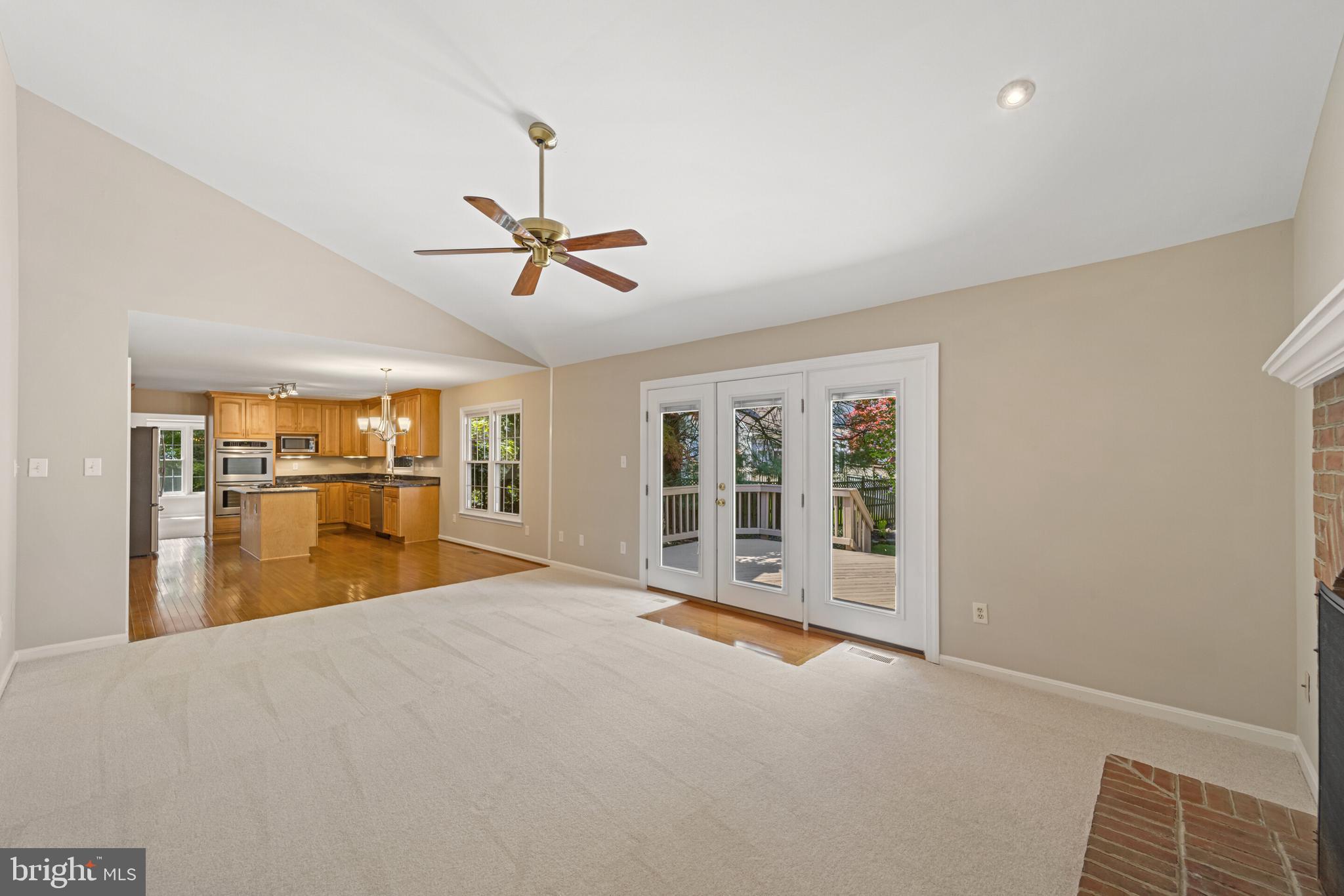 8104 Creekview Drive Springfield, VA 22153 - Photo 20 of 63 Family room with vaulted ceiling