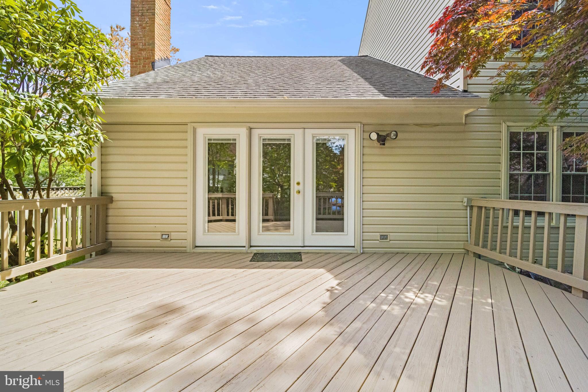 8104 Creekview Drive Springfield, VA 22153 - Photo 52 of 63 Rear deck off family room