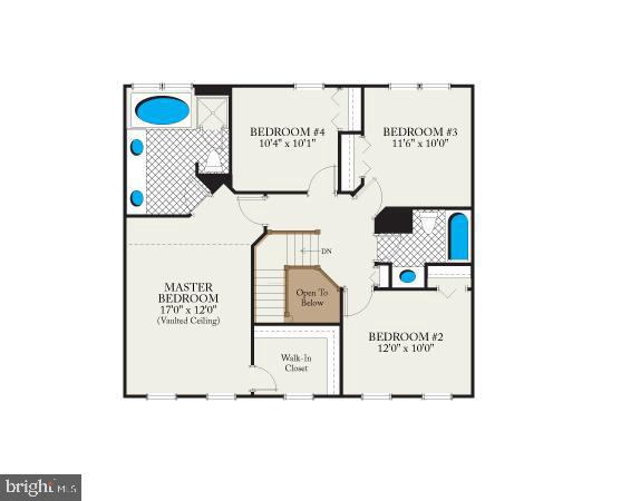 8104 Creekview Drive Springfield, VA 22153 - Photo 62 of 63 Upper level floor plan