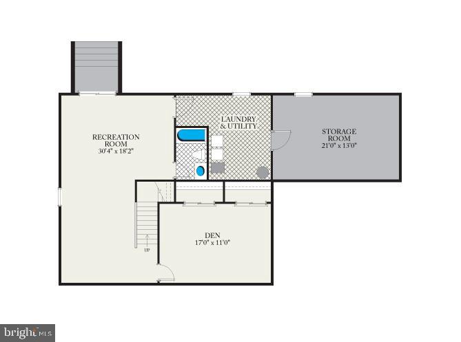8104 Creekview Drive Springfield, VA 22153 - Photo 63 of 63 Lower level floor plan