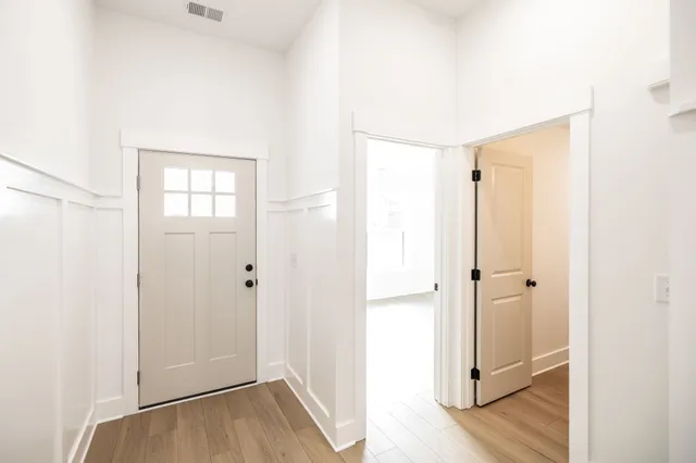 a view of an empty room