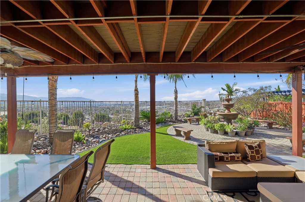 16123 Setting Sun Circle Riverside, CA 92503 - Photo 44 of 67 a view of a balcony with lake view and a couches