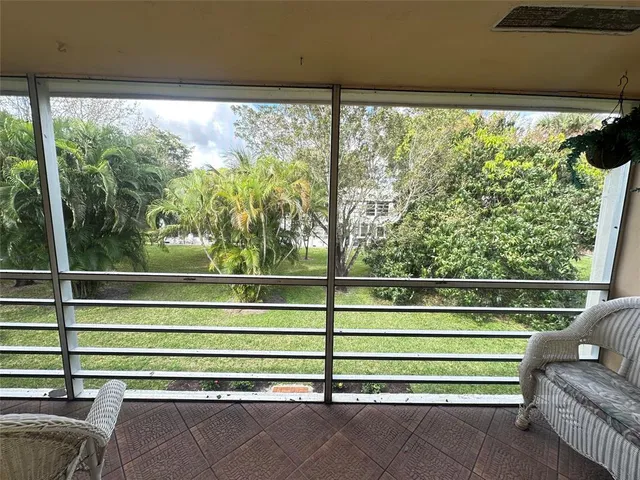 a view of outdoor space with seating