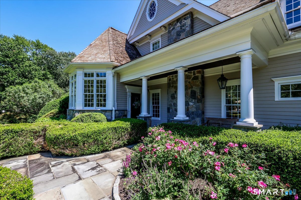 170 Branchville Road Ridgefield, CT 06877 - Photo 4 of 36 Flanked by mature plantings, welcome to this charming residence!