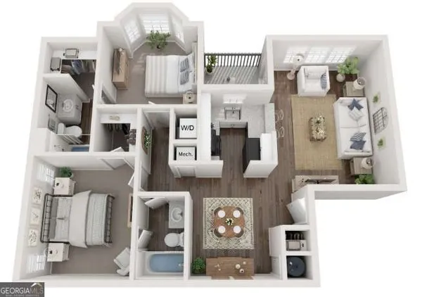 $1,535 | 670 Thornton Road, Unit 1108, Lithia Springs, GA 30122