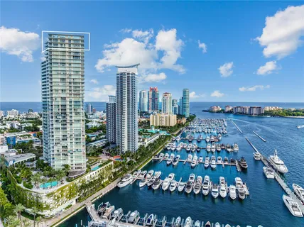a view of a lake with a terrace