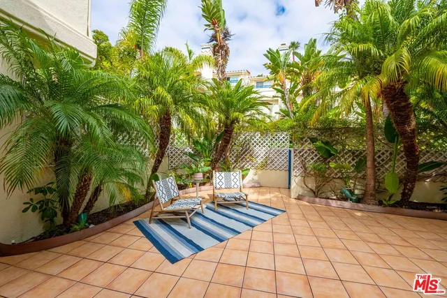 a view of an outdoor space and seating area