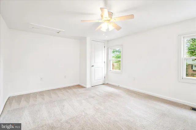 a view of an empty room