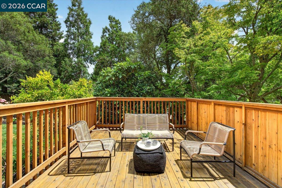 24 Las Vegas Road Orinda, CA 94563 - Photo 38 of 47 a view of balcony with furniture