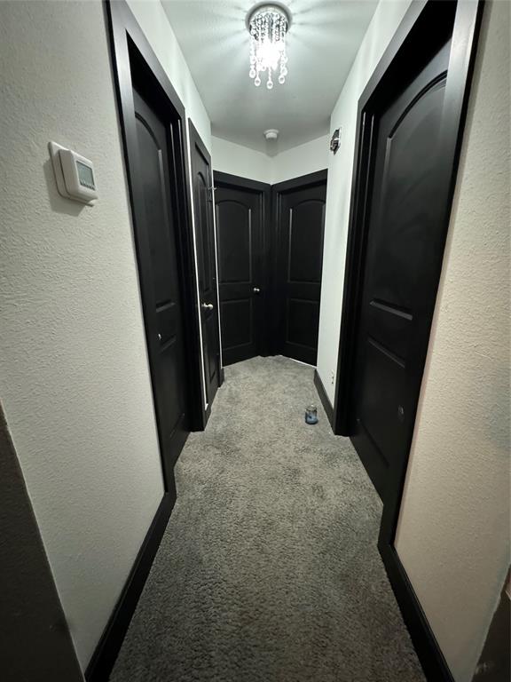 104 Anthony Lane Red Oak, TX 75154 - Photo 11 of 16 Corridor with light carpet and a textured wall