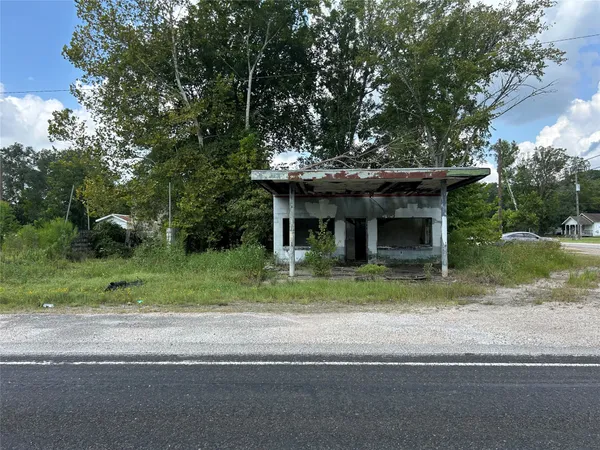 a front view of a house with a garden and plants