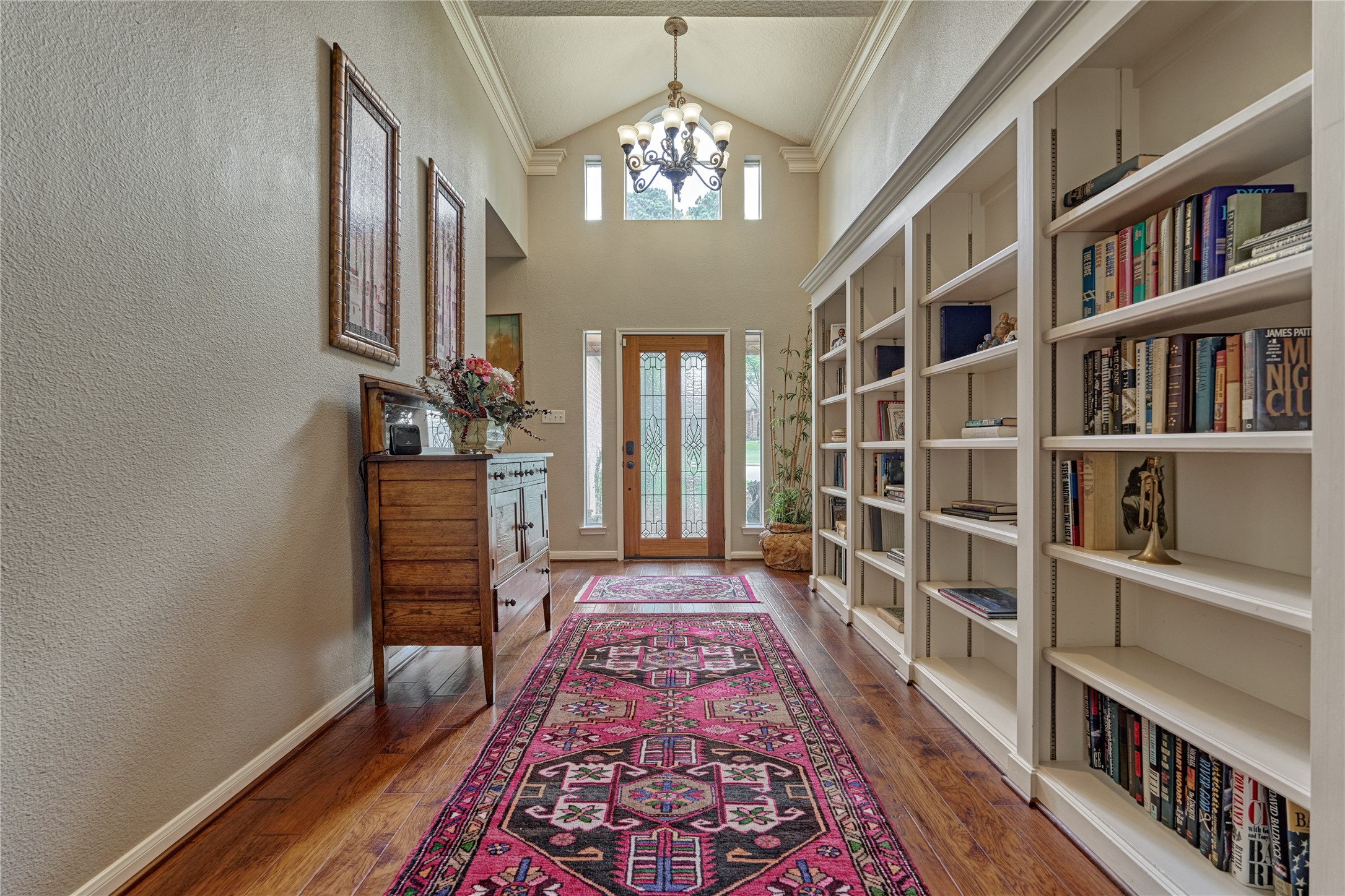 197 Monterrey Road East Montgomery, TX 77356 - Photo 7 of 50 Another view of the elegant foyer and hallway, showcasing its refined design and inviting flow.
